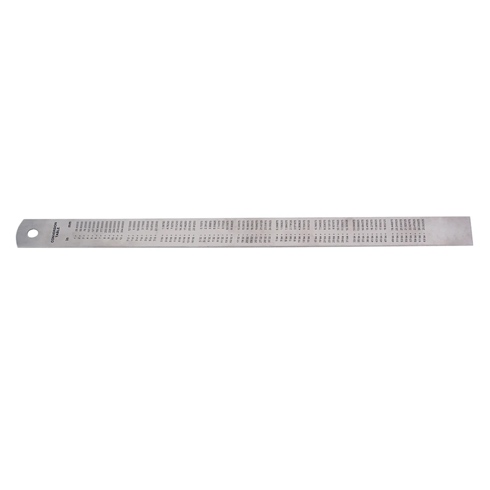 

Measuring Ruler Stainless Steel Double Sided Straight Long Lasting Portable Graphic Design Teaching Engineering Metal