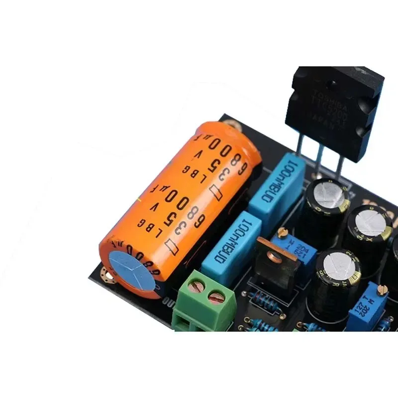 DLHiFi 2pcs Hood 1969 25W Class A Power Amplifier Board Split with Voltage Stabilization Design 2SC5200 Large Tube
