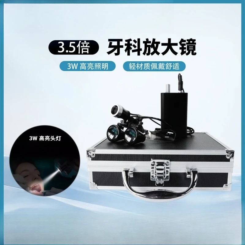 Magnifying glass Head-mounted 2.5/3 binocular magnifying glass