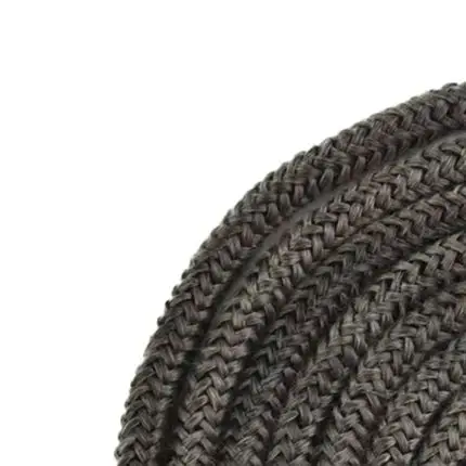 High Quality Fiberglass Rope Seal Fire Rope Easy To Use Accessories Components 12mm 2m Length Dark Grey Fiberglass