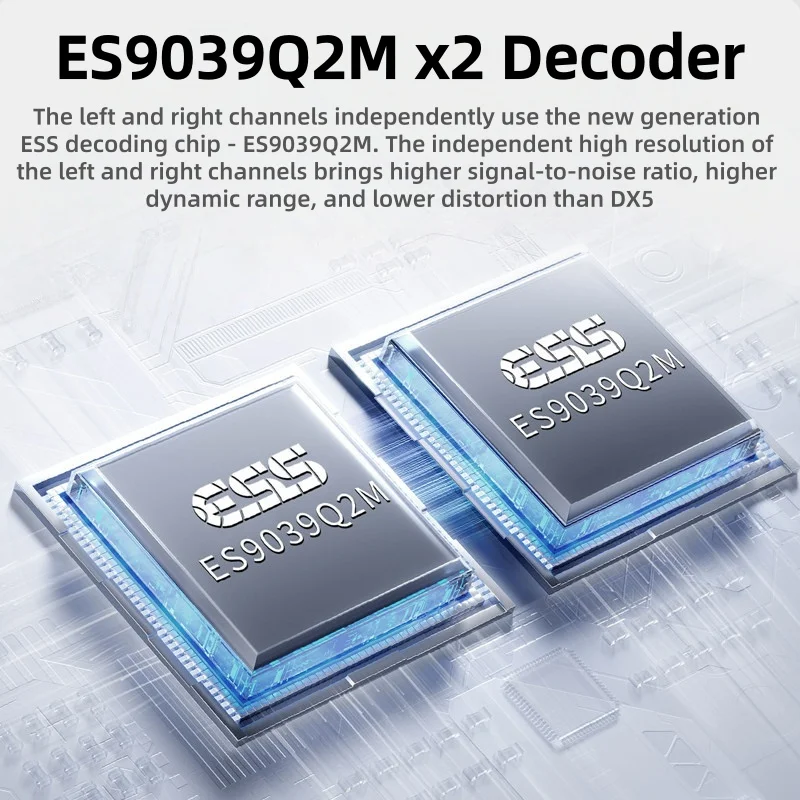 Decoding and Headphone Amplifier All-in-one Machine HiFi Audio Lossless Sound Card in-ear Amplifier for Phones and Computers