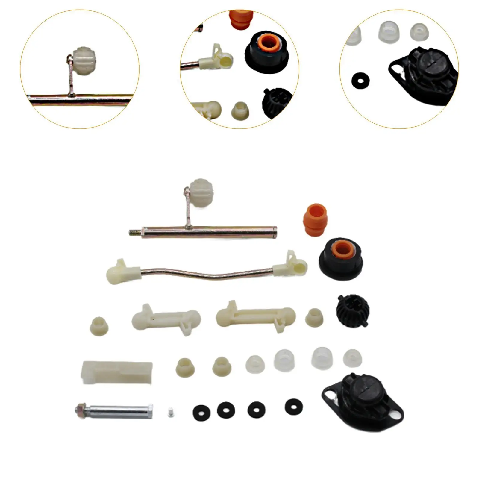 Gearshift Repair Kit 191711146C Easy to Install Car Accessories Sturdy Automotive Repair Parts Replace 191798116as 191711173B