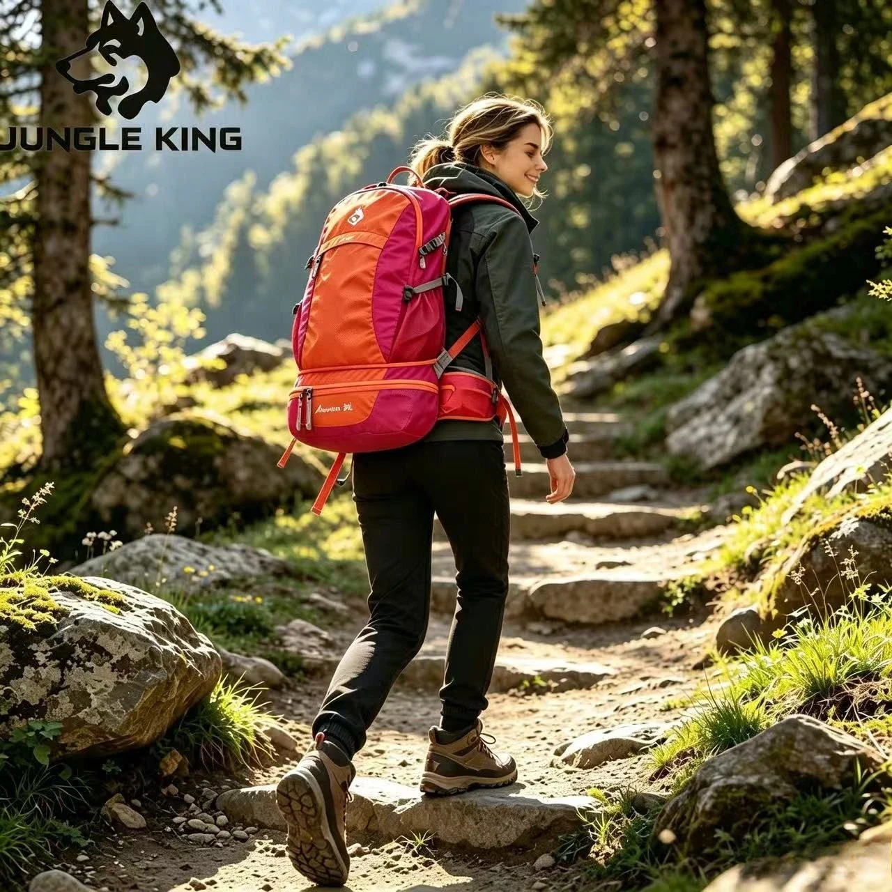 30L Lightweight Folding Backpack Men's Ultralight Waterproof Backpack Women's Travel Camping Hiking Backpack Customized