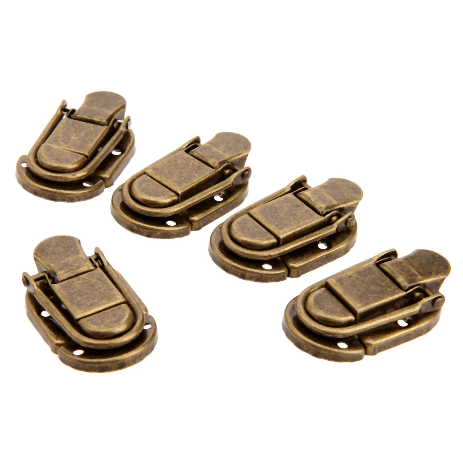 

5pcs 60*34mm Iron Box Latch Hasps Wine Wooden Box Case Toggle Latch Suitcase Hasp Hardware Tools