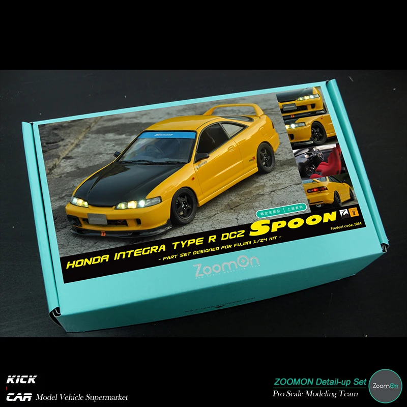 

ZoomOn Z054 Model Vehicle Resin PartsIntegra DC2 Spoon Part Set Detail-up Set Arts Hobbyist Gifts for Professional Adults