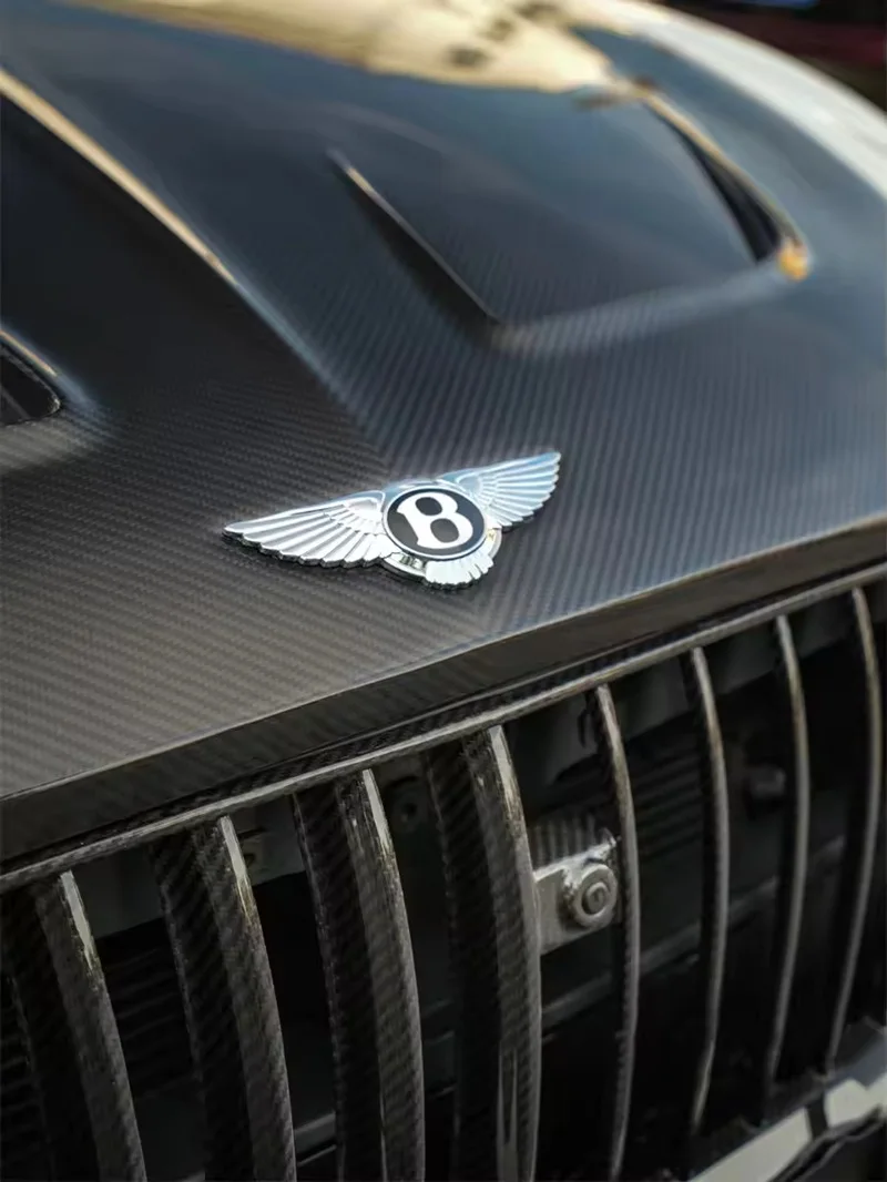 Classic Car Restomod Body KitsM Style Dry Carbon Fiber Body Kit Automotive Accessories Front Bumper Grille For Continental GT