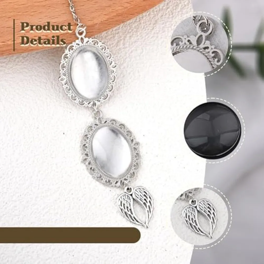 23/46/69pcs Graduation Tassel Jewelry Making Set, Photo Pendant Wing Combination, DIY Graduation Hat Graduation Ceremony Gift