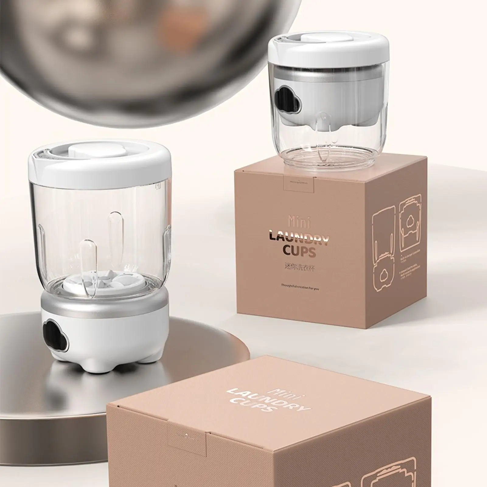 

Mini Washing Machine 1.6L Underwear Digital Display Washer Panty Washing Machine For Socks Delicate Fabrics Towels Laundry