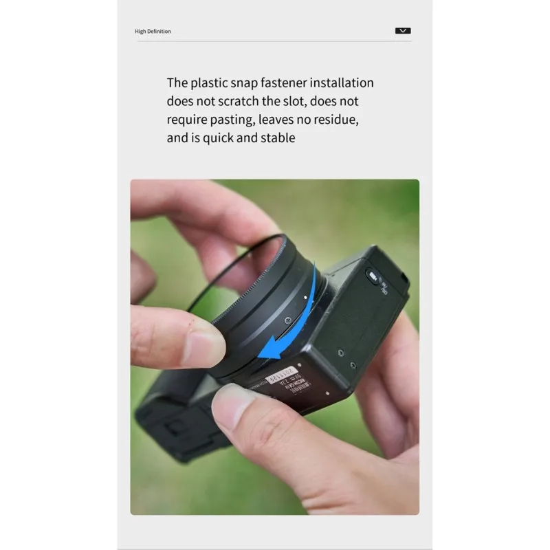 A13E-Camera Lens Filter Compatibility For Ricoh GR4 31 Multi-Layer Coating UV Protection For GR IV/GR IV HDF/Monochrome Models