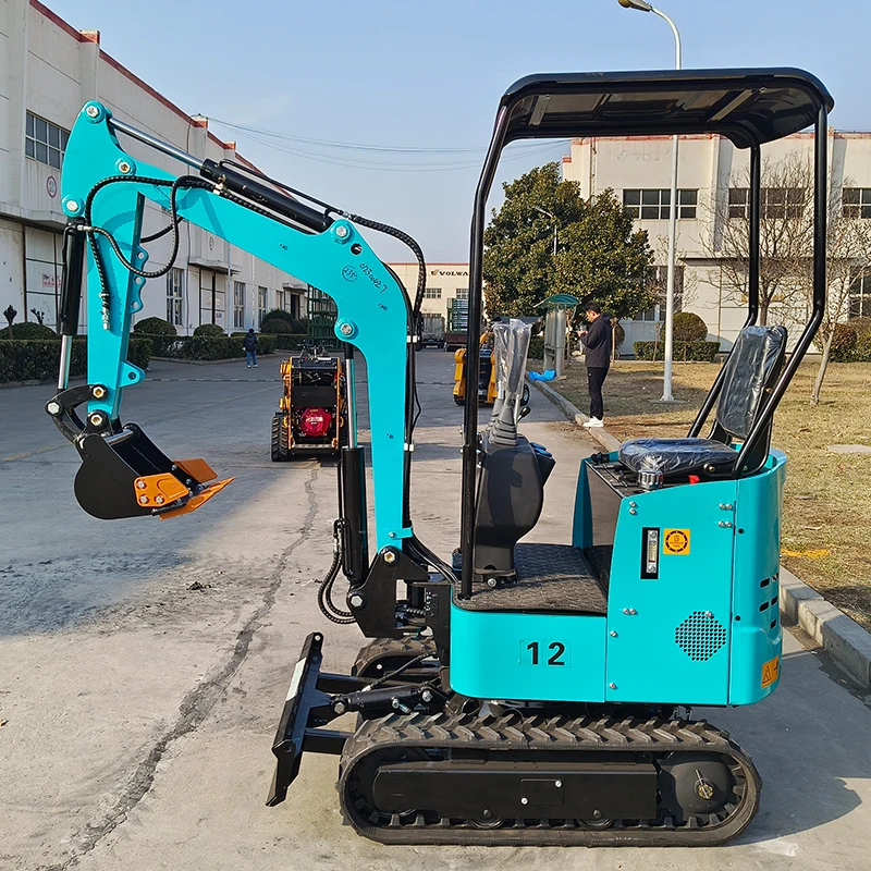 Fast Delivery Mini Excavator 12 Tons Excavator Hydraulic New Bagged Crawler Excavator with Attachments