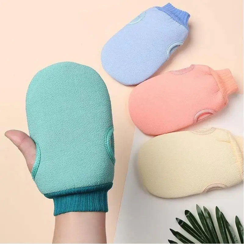 Exfoliating Massage Gloves 1Pcs Deep Cleansing Dead Skin Remover for Shower Bath Spa Full Body Skin Exfoliation