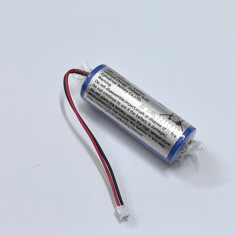 18500-1400 3.6v 1400mAh 5.04Wh Rechargeable Lithium Battery Pack