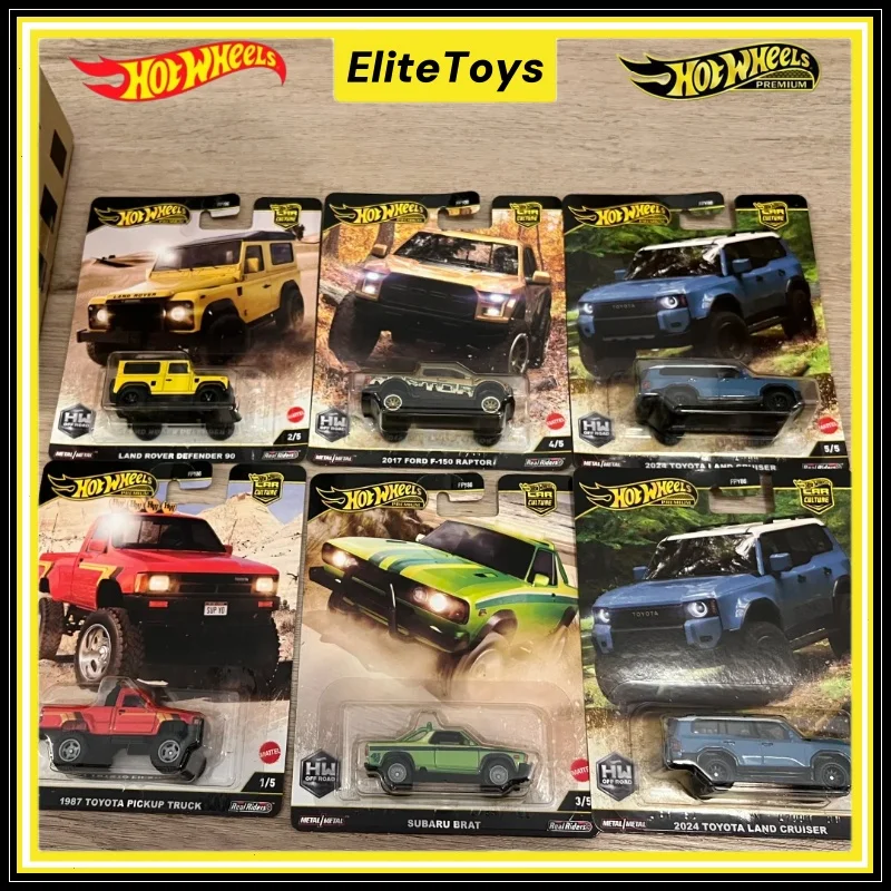 

Hot Wheels Премиум Автомобильная культура Внедорожный набор TOYOTA LAND CRUISER FORD SABARU Коллекционная 1:64 литая под давлением модель автомобиля, игрушка-автомобиль из сплава