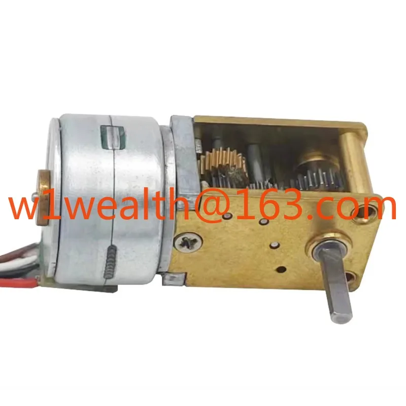 Customized Shaft 18 Degree Step Angle Diameter 15mm Micro Stepper Motor with Worm Gear Box