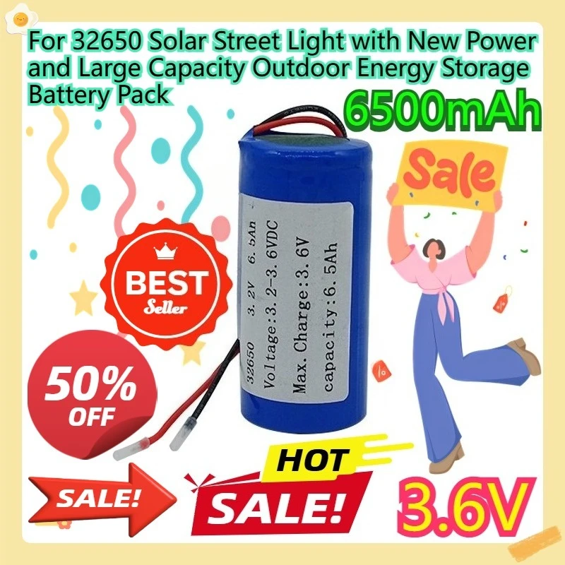 For 32650 Solar Street Light with New Power and Large Capacity Outdoor Energy Storage Battery Pack