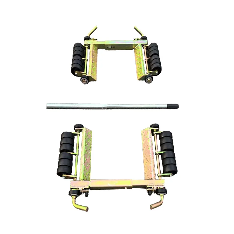 1Ton 2Ton 3Ton Off-Road Vehicle Dolly Jack, 6 Wheels Trailer Auxiliary Loading Lift for Car RV ATV Tire Moving Heavy Duty Tool