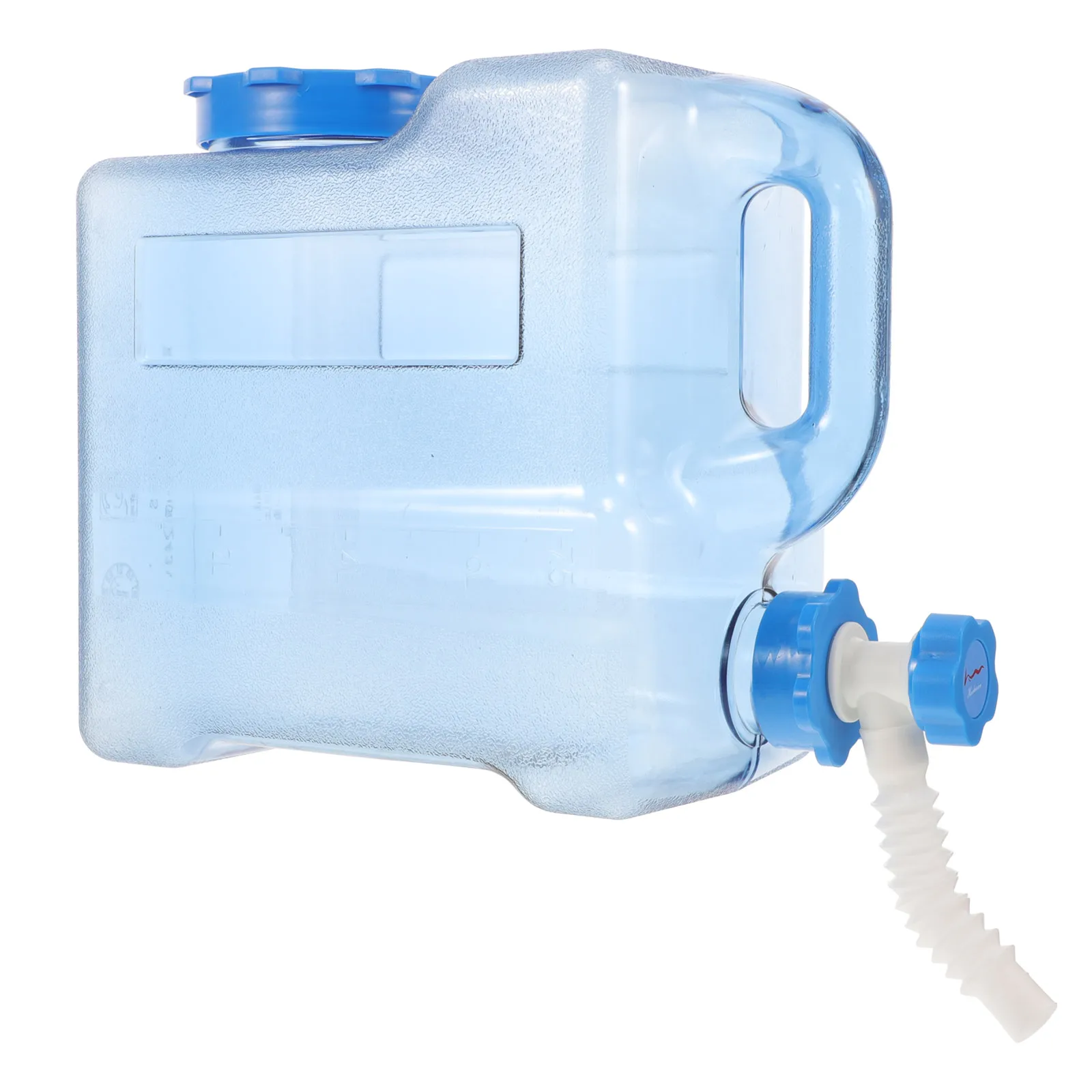 

1 set Portable Water Jug With Spigot Large Capacity Leakproof Durable Water Storage Jug For Camping Outdoor Home Emergency Use