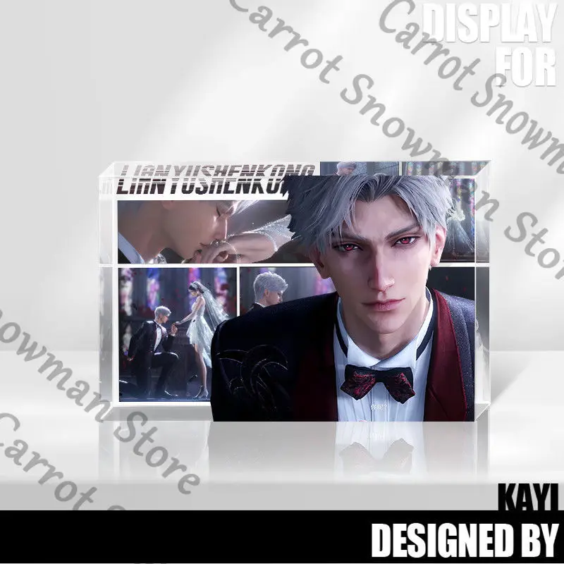 사랑과 심우주 애니메이션 아크릴 브릭 스탠딩 보드 추천 코스프레 만화 선물 Sylus Zayne Caleb Rafayel Xavier