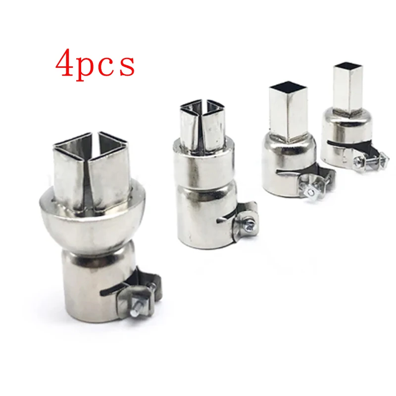 Universal Hot Air Gun Nozzles 12PCS Each Kind Specification Kit BGA Soldering Station Rework Stations Nozzle Welding Accessories