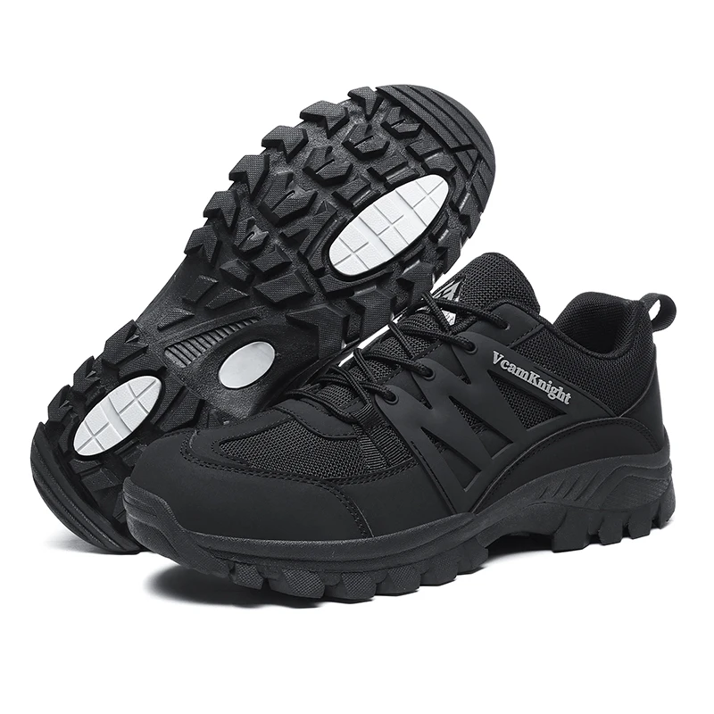 

Men's Hiking Shoes Suede Leather Outdoor Shoes Wear-resistant Men Trekking Walking Hunting Tactical Sneakers 39-44