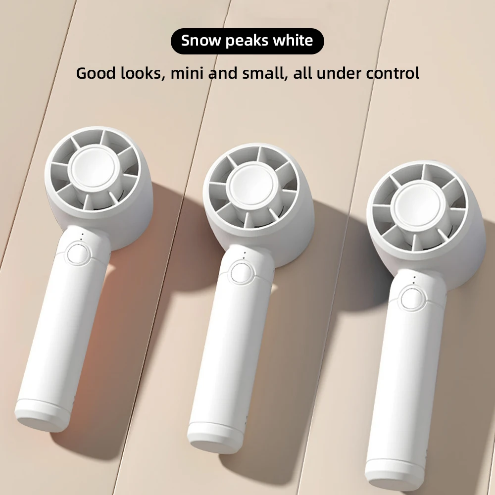 Neuer wiederaufladbarer USB-Mini-Ventilator mit Kühlfunktion – tragbarer Handventilator für Zuhause, Büro, Reisen
