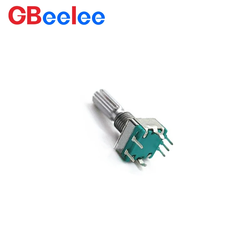50PCS Beelee EC11 시리즈 로터리 엔코더 5V 10mA 금속 샤프트 엔코더
