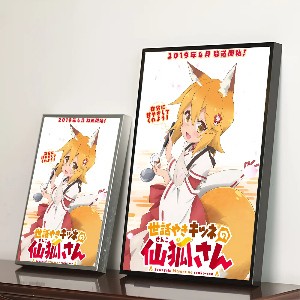 The Helpful Fox Senko San Poster Sticky HD Quality Wall Art Retro Posters for Home Kawaii Room Decor