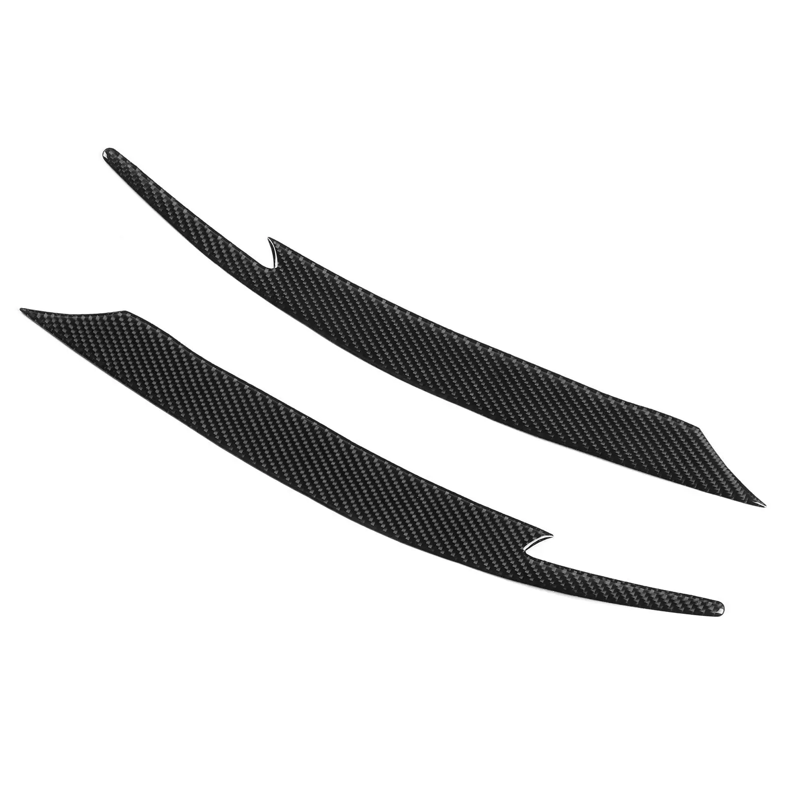 Pair Carbon Eyelids Decal Headlight Eyebrow Sticker Cover Fit for Subaru impreza wrx STI 2008-2011