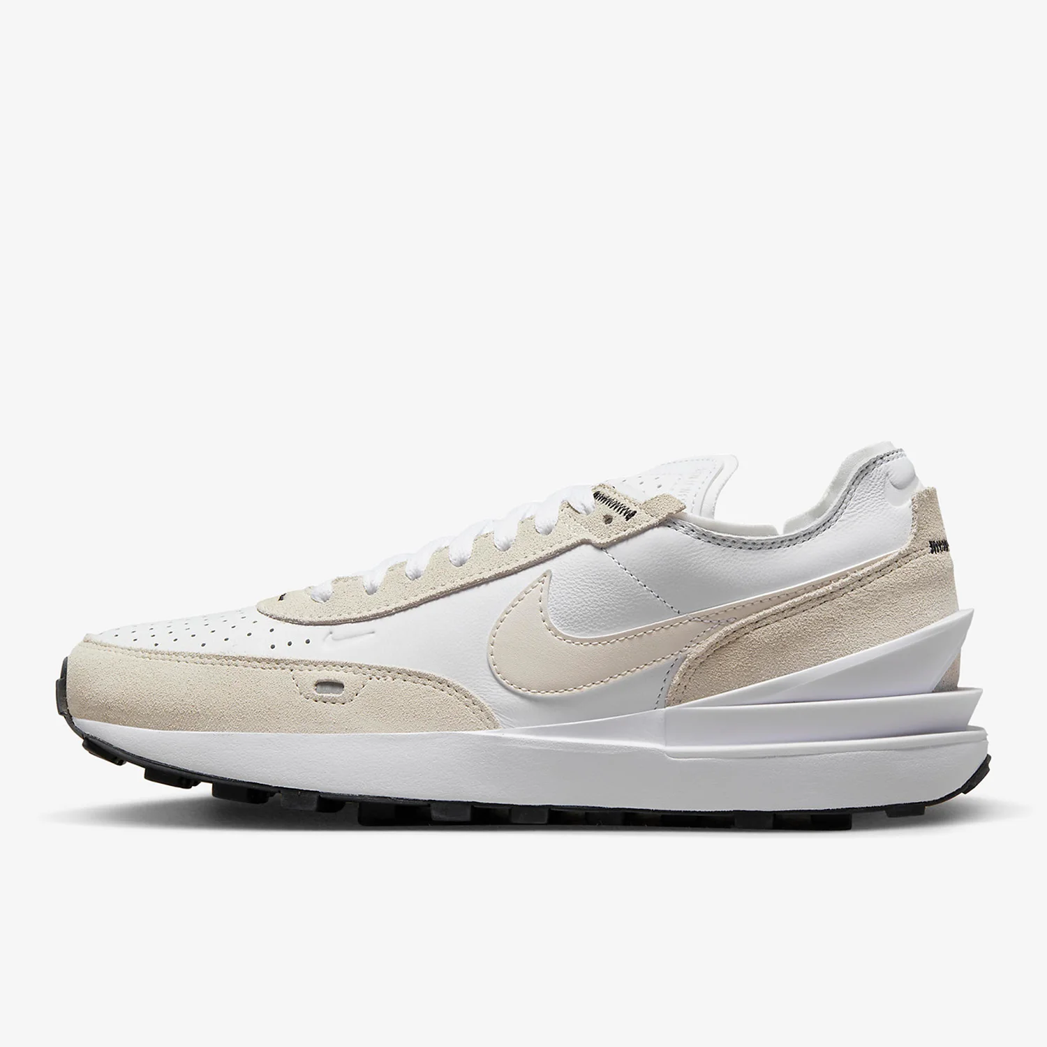 Nike Official Authentic Waffle One Men's CUSHIONING Breathable กีฬารองเท้าวิ่ง DX9428-100