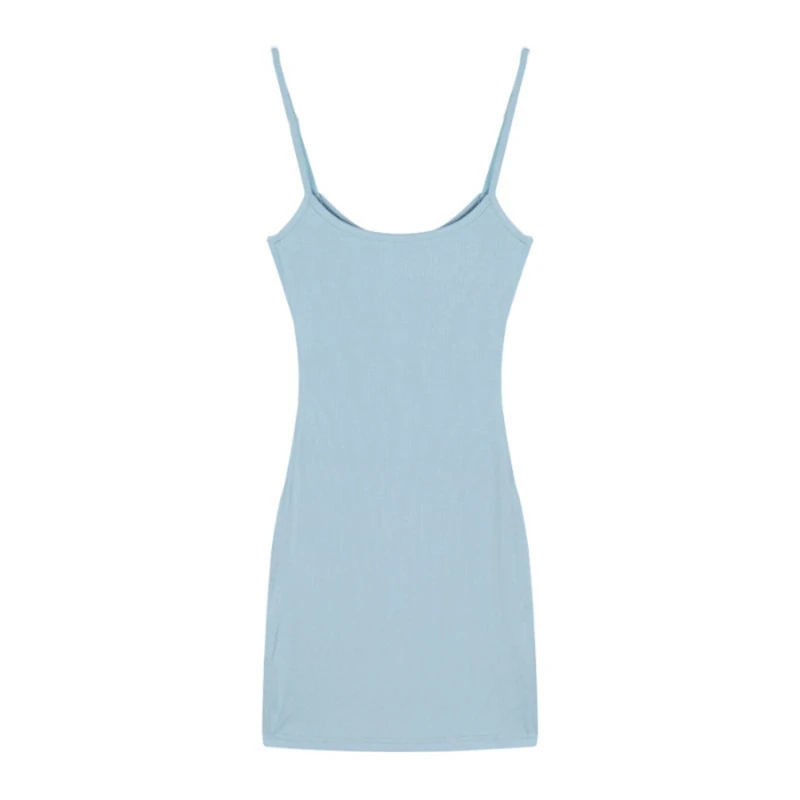 Y2K 숏 미니 드레스 섹시 타이트 슬림 블랙 바디콘 여름 숏 스커트 파티 야외 활동 비치 선물 청소년 및 젊은 여성용