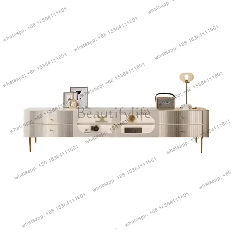 Luxury Unique Tv Stand Trendy Display Glamour Elegant Tv Stand Minimalist Storage Muebles Para El Hogar Living