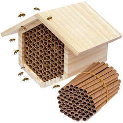 House Tubes Refill Paper Tube Liners, Cardboard Nesting Tubes, 50 Pieces, D0AD