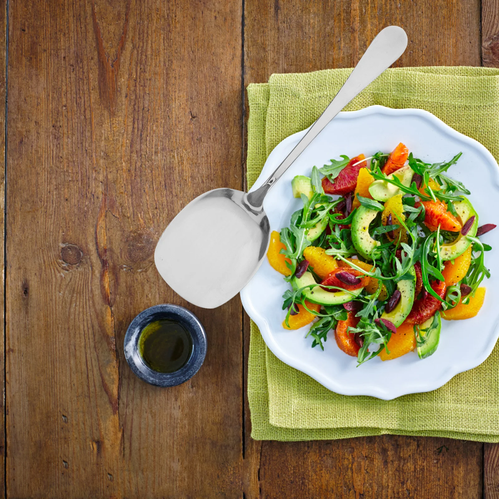 

Stainless Steel Serving Shovel Sturdy Construction Buffet Essentials Food Serving Shovel Kitchen Utensils Restaurant