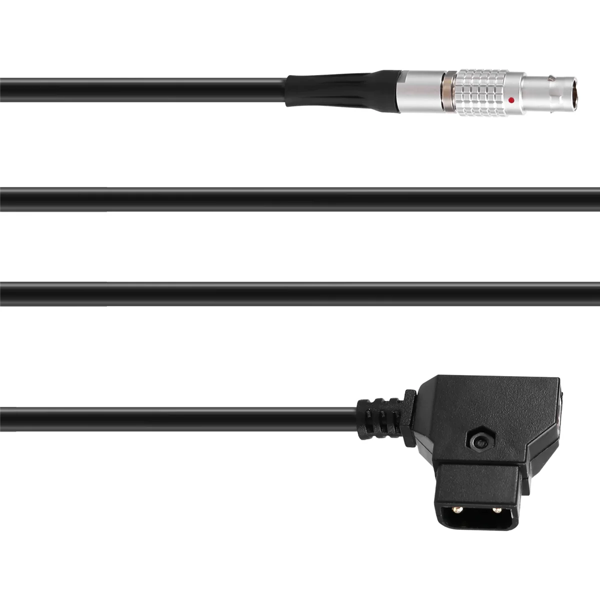 A56XQ Cavo di alimentazione maschio durevole da D-TAP a LEMO a 2 pin per soluzione di alimentazione per monitor Teradek Bolt Pro 300 RX