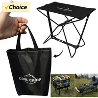 Travel Folding Chair Foot Rest Ultralight High Load Outdoor Camping Chair Stretch one's feet Portable Beach Hiking Picnic Seat