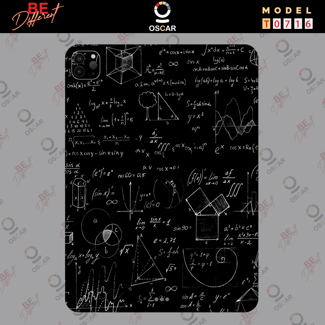 Colourful Tablet Sticker For 2025/2024 iPad Pro Air M4/M3 11/13 inch Skin Anti-scratch Sticker Tablet Bezel Section Sticker