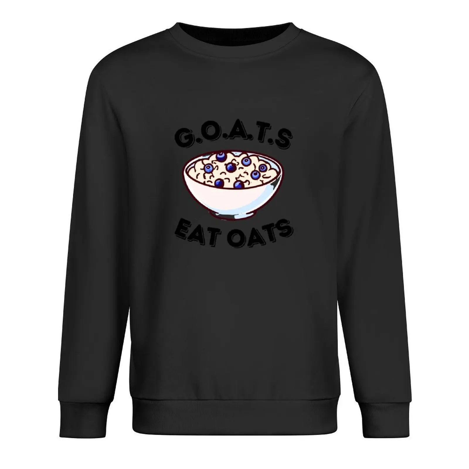 

GOATS eat oats fan of oats club light design Pullover anime clothes men wear autumn clothes sweatshirts for men