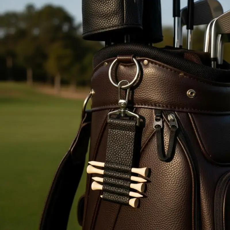 Golf Ball Marker Storage Case Small Lightweight Portable with Keychain Attachment for Golf Lover Outdoor Sports Use