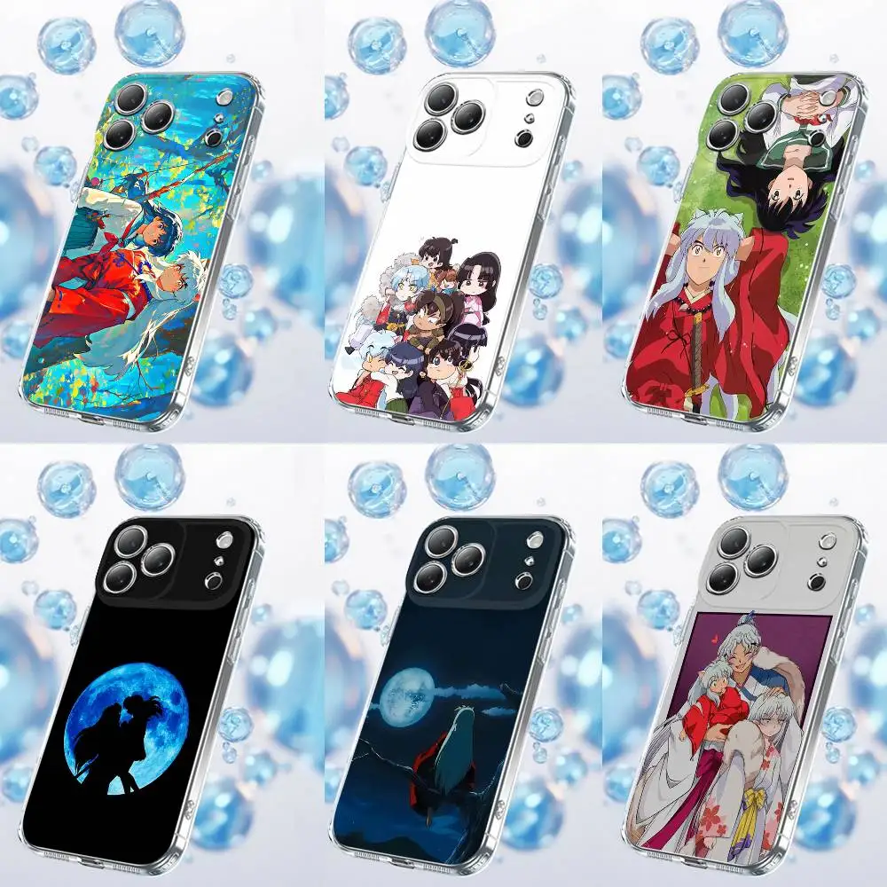 

Manga Cartoon I-Inuyasha Phone Case For iPhone 17,16,15,14,13,12,11 Plus,Pro,Max,Plus,E,SE4,Air,Mini Transparent