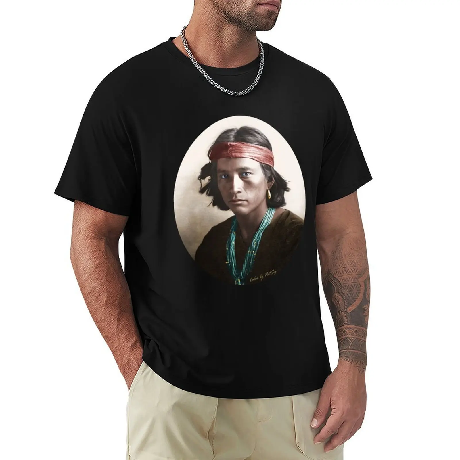 Navajo Boy 1907 T-Shirt Big and Tall Loose Fit T-Shirt