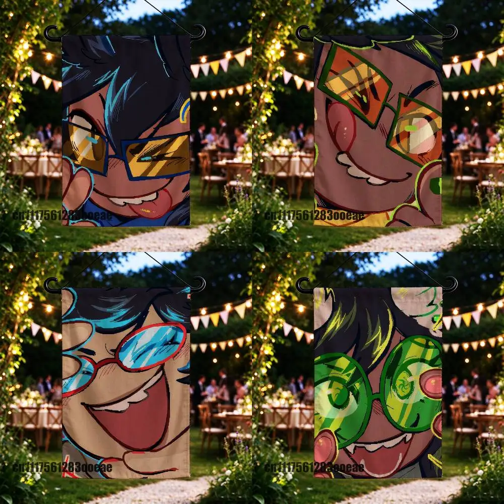 For Homestuck Garden Flag Custom Outdoor Home Advertising Cloth Decoration Yard Banner Flags