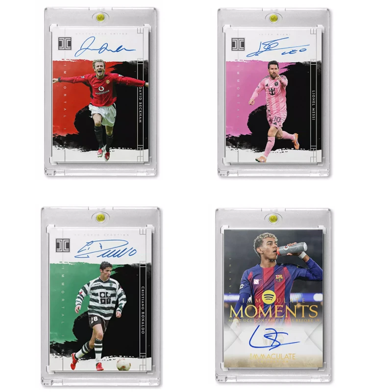DIY Football Card Making Kit Hand Signed Original Barcelona Player Custom Sports Trading Card Collectible Soccer Card for Fans