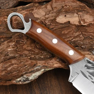 Máy cắt thép không gỉ bằng thép không gỉ, máy cắt cá, dao nhà bếp nhỏ với cáp gỗ, 9.7 6 Caidao bán hàng chính - №6