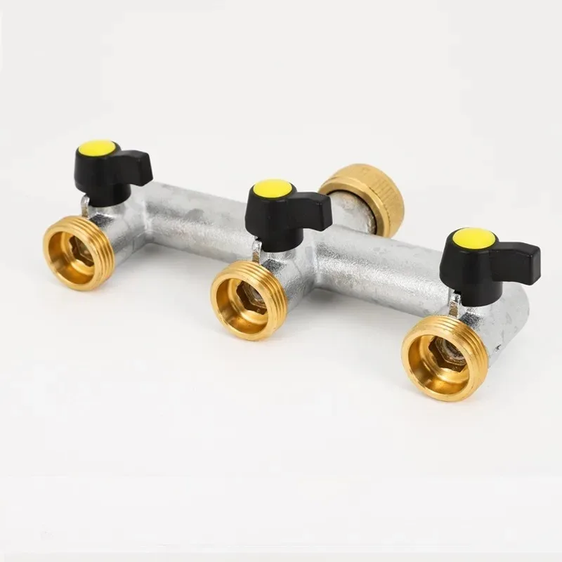 Garden Irrigation Water Distributor 2‑Way 3‑Way Valve Hose Connector Control Switch Pipe Fitting