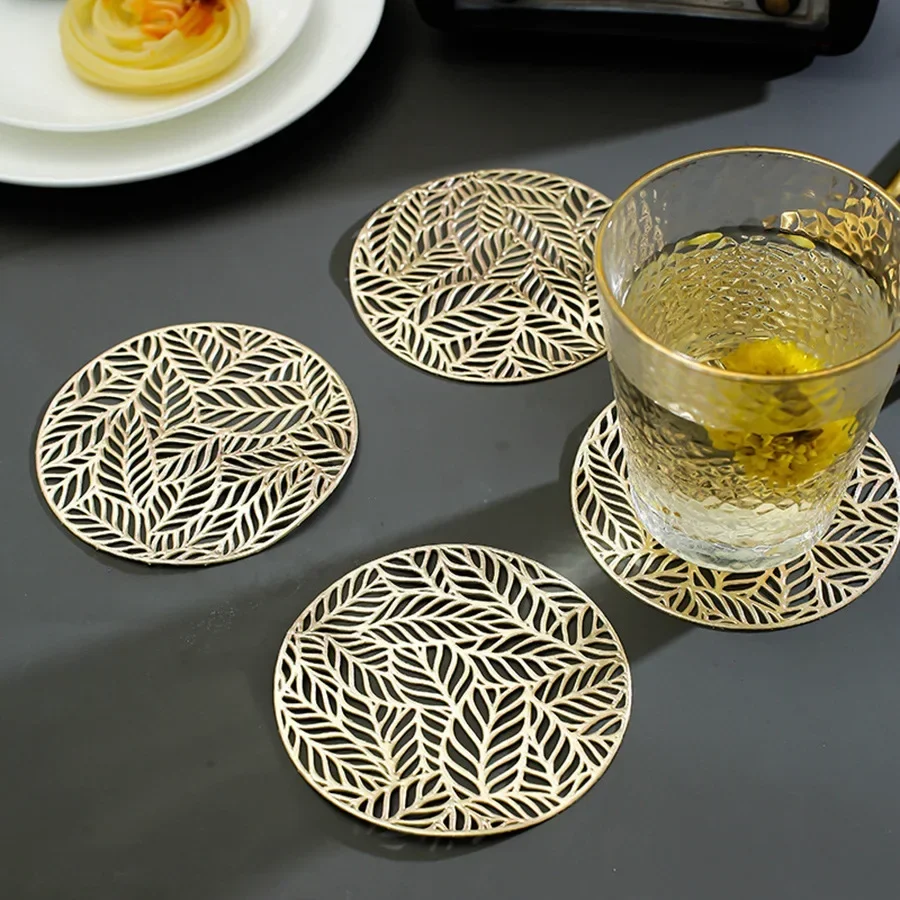 Premium Silicone Round Placemats & Coasters Set, Durable Kitchen Essentials for Table Protection and Stylish Dining