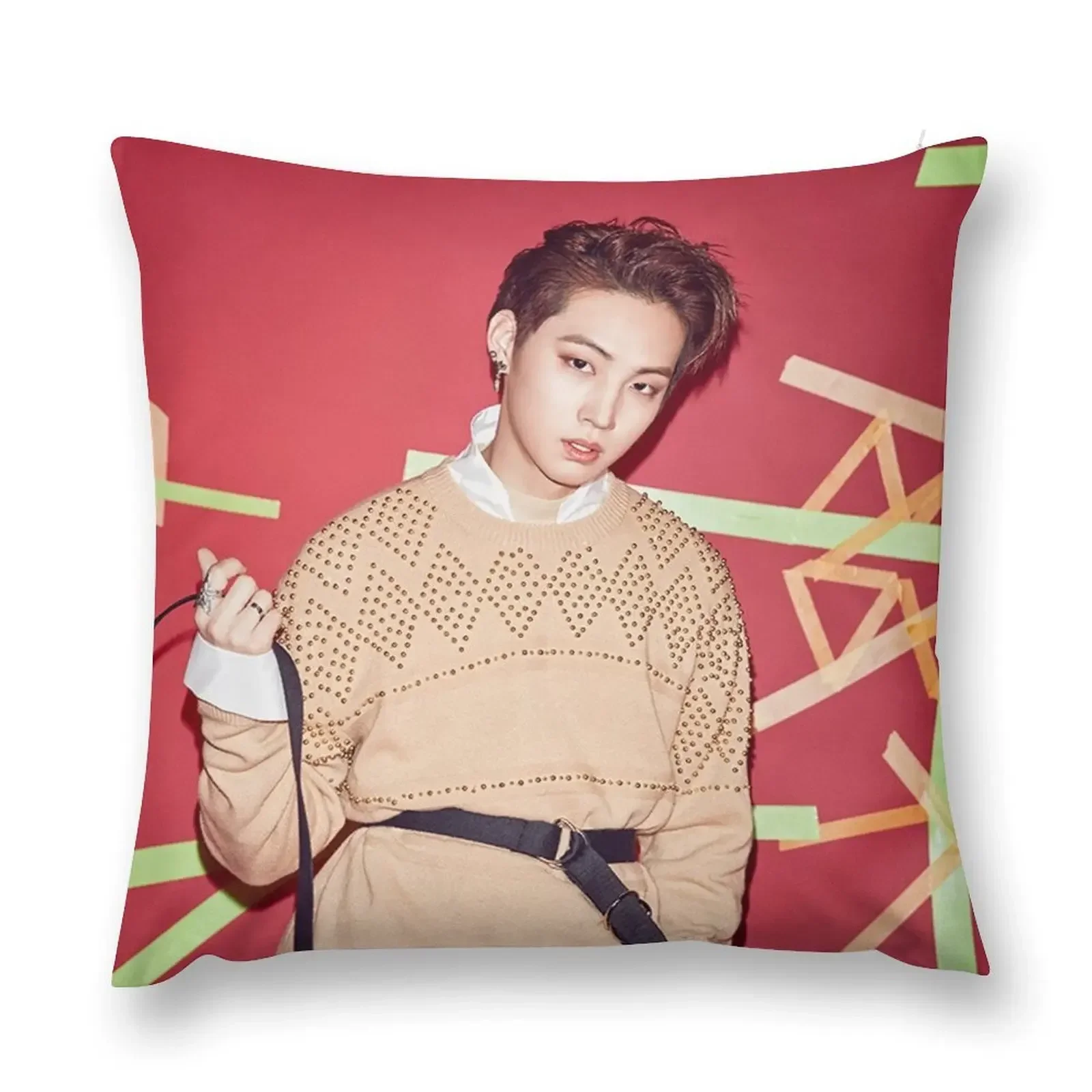 

jb got7 flight arival Throw Pillow autumn decoration luxury decor pillow