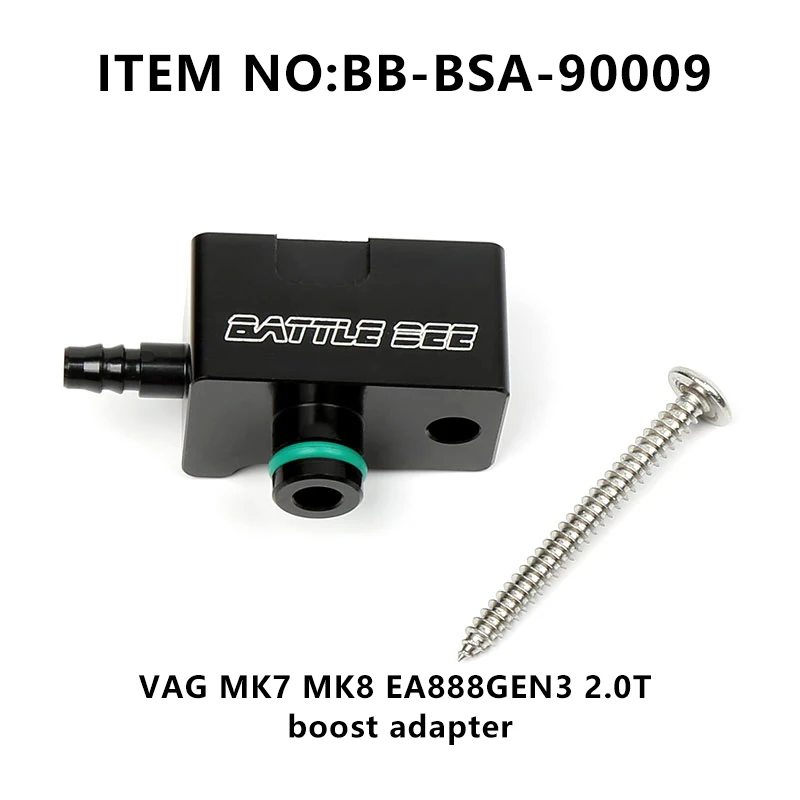 

Turbo Boost Tap Vacuum Adapter For VAG Audi EA888 Gen3 1.8T 2.0T TSI Golf MK6 MK7 GTI Battle Bee Aluminum Boost BB-BSA-90009