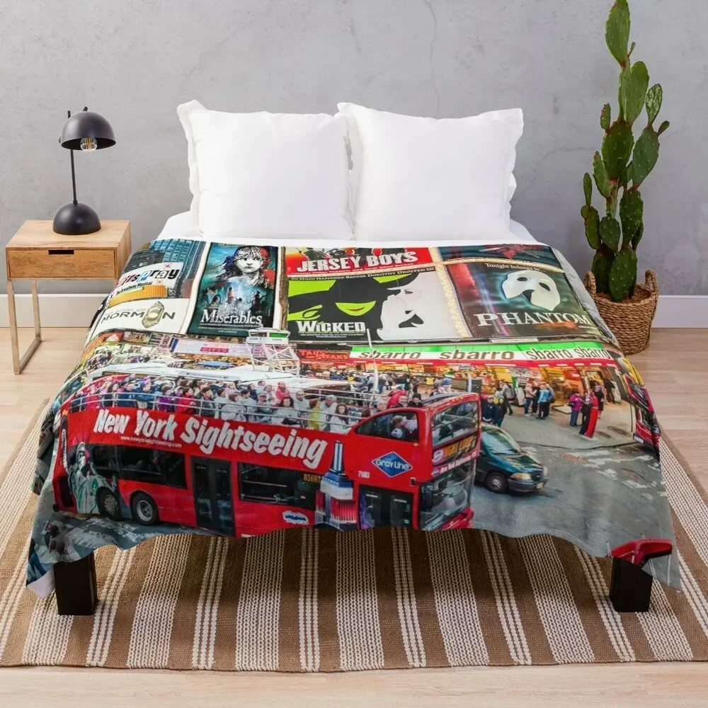 Times Square II Edición especial I Manta de franela ultrasuave para todas las estaciones