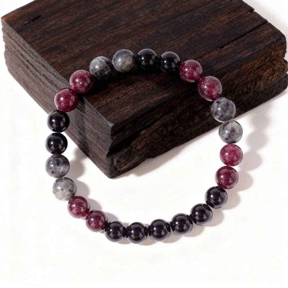 Hand Jewelry Crystal Cat Eye Bracelet Women Men Luxury Imitation Obsidian Bracelet Wristband Vintage Beaded Bracelet Lovers