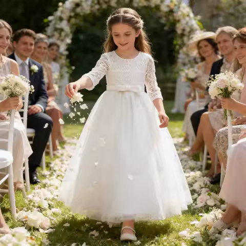 Teens Girls Dress Summer Mesh evening Wedding Long Gown 4-14years Girls Princess Dress Teenagers Piano Performance Kids Clothes